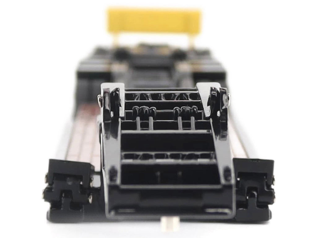 Trail King TK170 Hydraulic Detachable Gooseneck Lowboy Trailer Black with Jeep and Booster "Transport Series" 1/64 Diecast Model by Diecast Masters-1