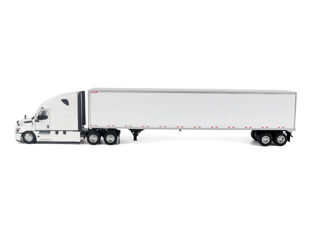 2025 Freightliner Cascadia Gen-5 Sleeper Cab Truck White with Great Dane Champion 53ft Dry Cargo Trailer "Transport Series" 1/50 Diecast Model by Diecast Masters-3