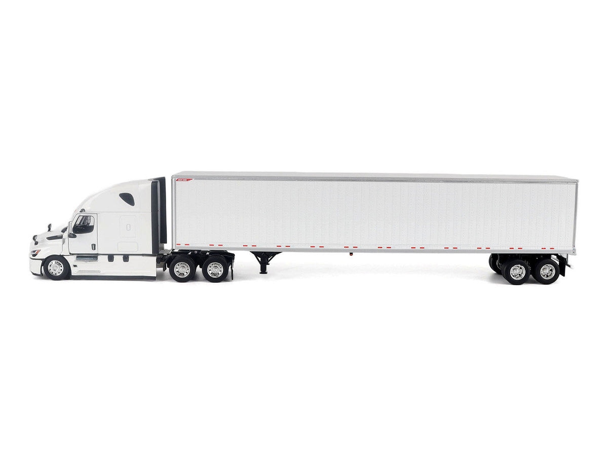 2025 Freightliner Cascadia Gen-5 Sleeper Cab Truck White with Great Dane Champion 53ft Dry Cargo Trailer "Transport Series" 1/50 Diecast Model by Diecast Masters-3