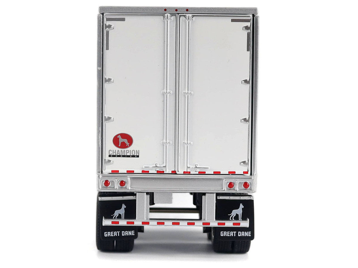 2025 Freightliner Cascadia Gen-5 Sleeper Cab Truck White with Great Dane Champion 53ft Dry Cargo Trailer "Transport Series" 1/50 Diecast Model by Diecast Masters-1