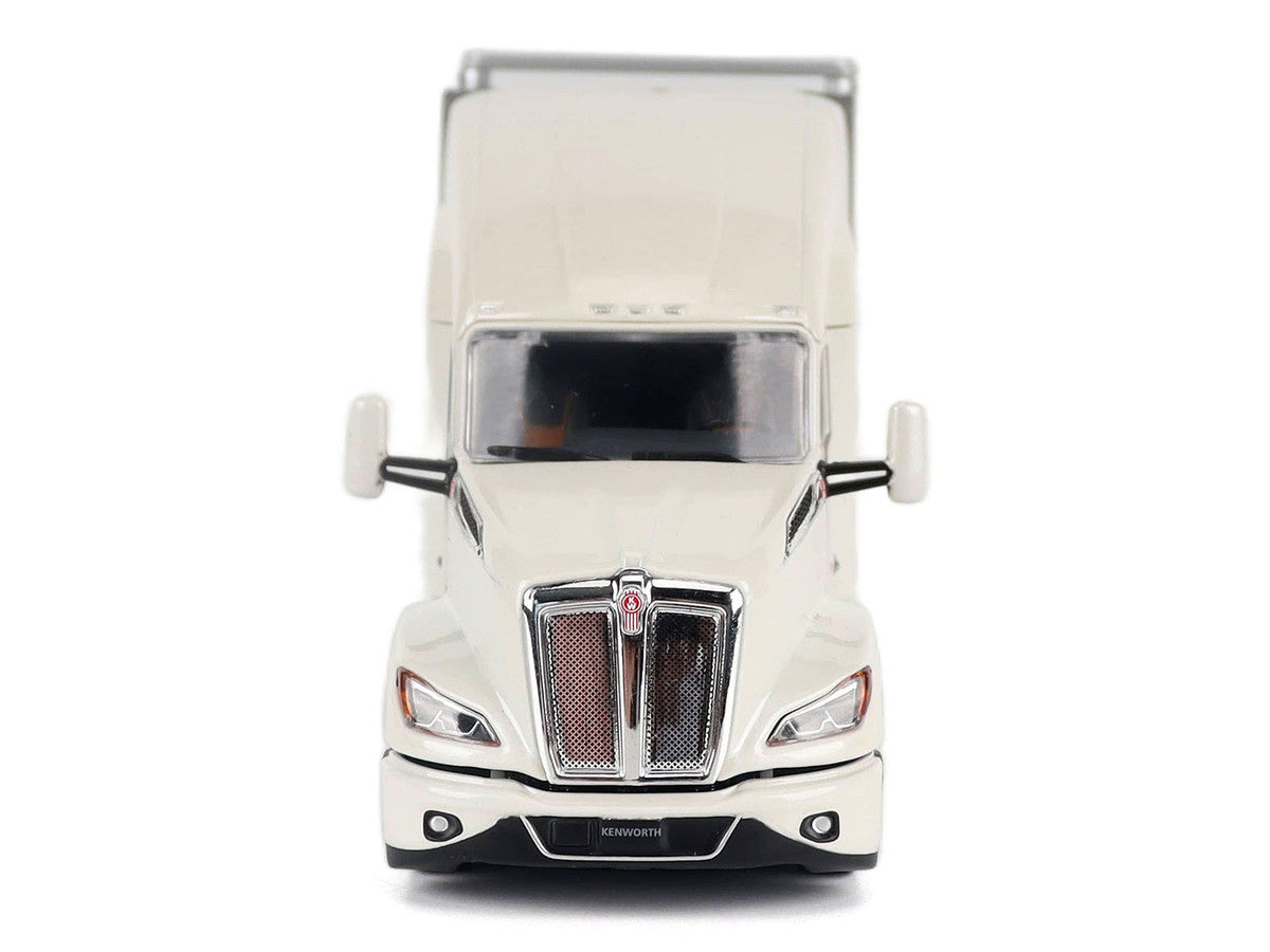 Kenworth T680 Next-Gen 76" High-Roof Sleeper Tandem Tractor White with Great Dane Champion 53ft Dry Cargo Trailer "Transport Series" 1/50 Diecast Model by Diecast Masters-1