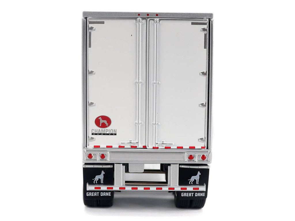 Kenworth T680 Next-Gen 76" High-Roof Sleeper Tandem Tractor White with Great Dane Champion 53ft Dry Cargo Trailer "Transport Series" 1/50 Diecast Model by Diecast Masters-2