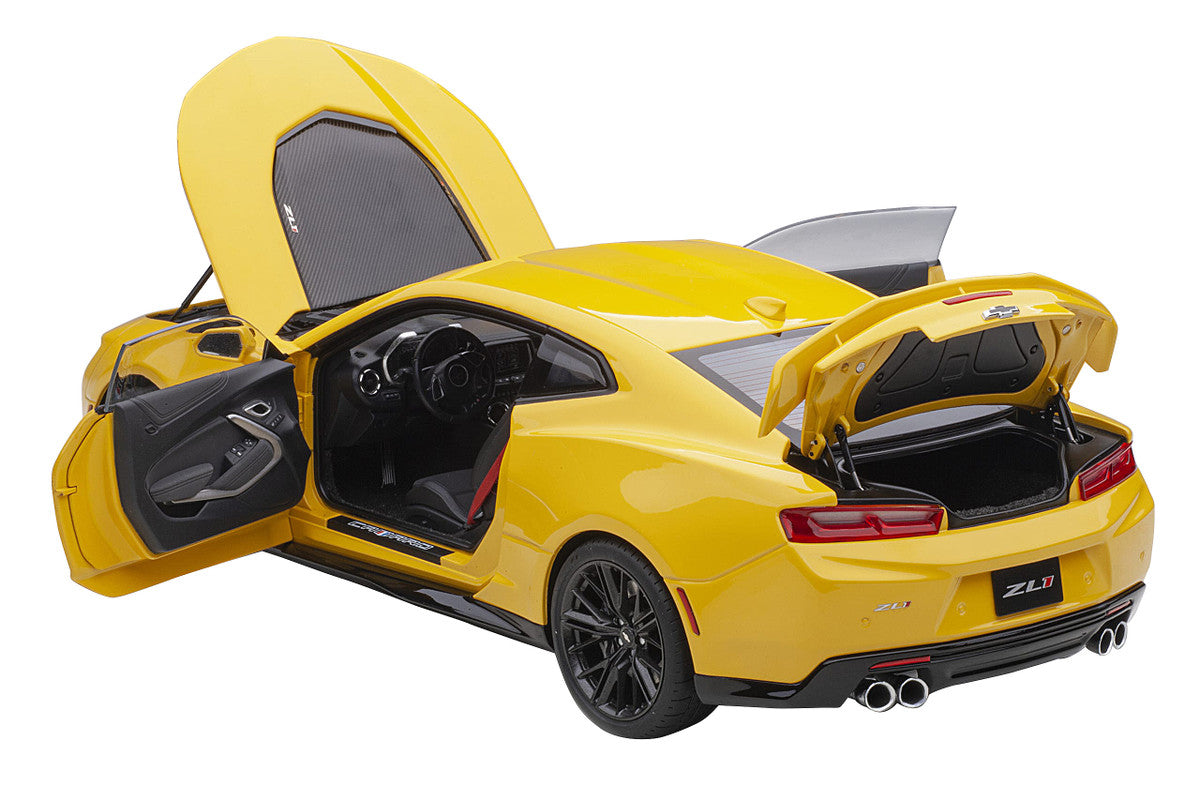 Chevrolet Camaro ZL1 Bright Yellow 1/18 Model Car by Autoart-1