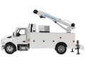 Kenworth T380 Auto-Crane Titan 85-Body HC14-Crane Work Truck with Miller EnPak White "Transport Series" 1/50 Diecast Model by Diecast Masters-0