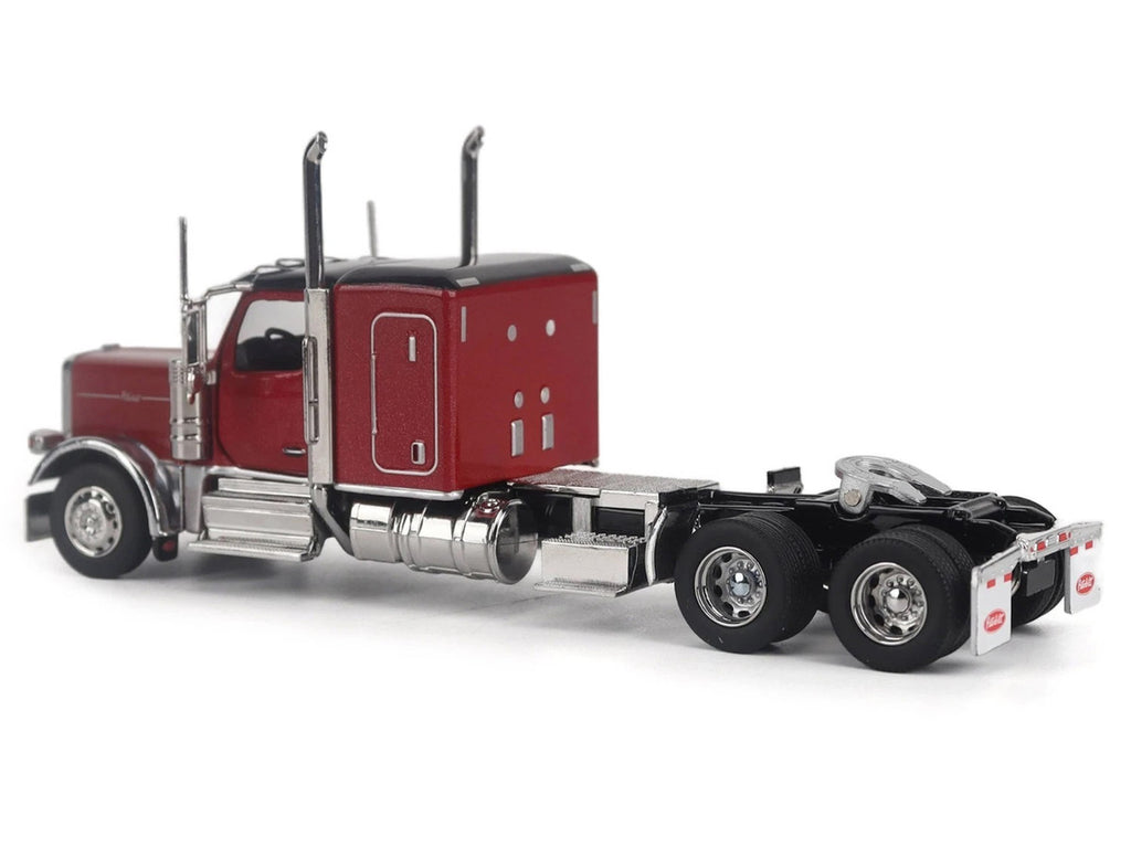 Peterbilt 589 Tandem-Axle Legendary Package Truck Tractor with 58" Sleeper Legendary Red "Transport Series" 1/64 Diecast Model by Diecast Masters-3