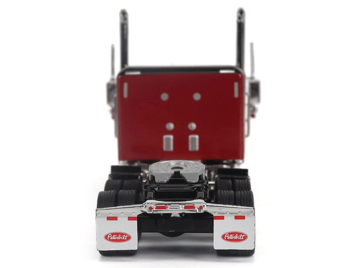 Peterbilt 589 Tandem-Axle Legendary Package Truck Tractor with 58" Sleeper Legendary Red "Transport Series" 1/64 Diecast Model by Diecast Masters-0