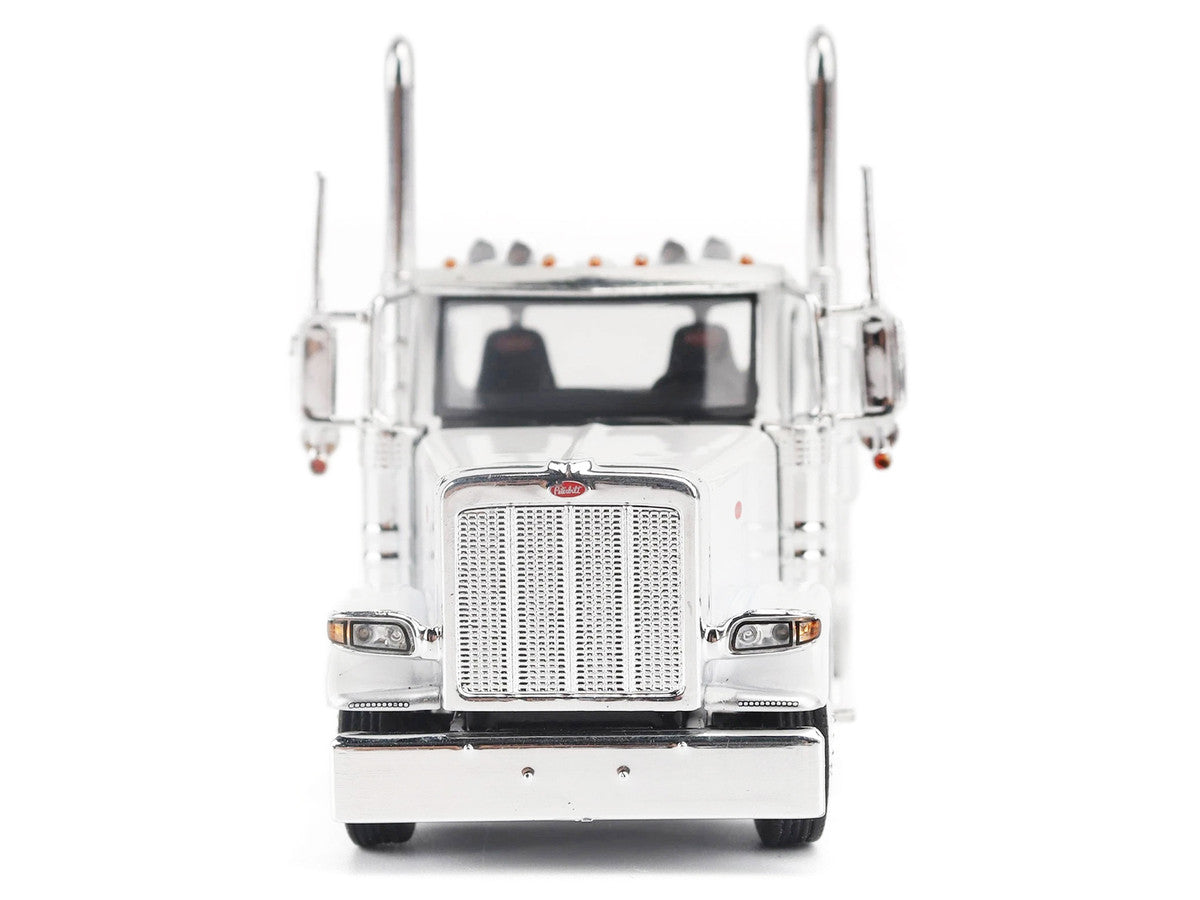 Peterbilt 589 Tandem-Axle Legendary Package Truck Tractor with Day Cab White "Transport Series" 1/64 Diecast Model by Diecast Masters-2