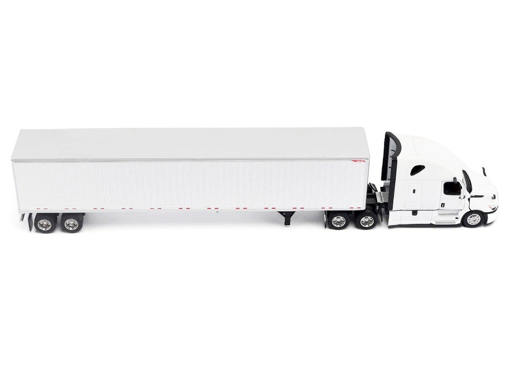 2025 Freightliner Cascadia Gen-5 Truck Tractor with Sleeper and Great Dane Champion 53ft Dry Cargo Trailer Winter White "Transport Series" 1/64 Diecast Model by Diecast Masters-3