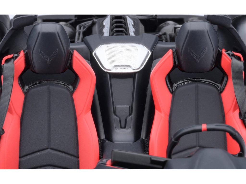 2020 Chevrolet Corvette C8 Stingray Black 1/18 Model Car by Autoart-2