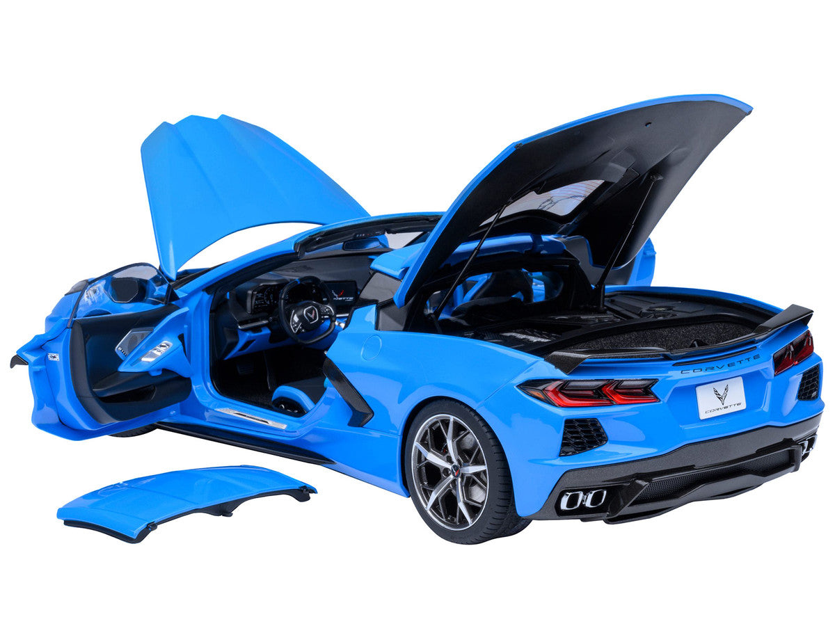 2020 Chevrolet Corvette C8 Stingray Rapid Blue 1/18 Model Car by Autoart-1