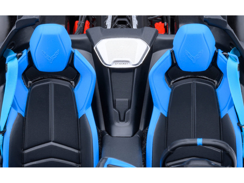 2020 Chevrolet Corvette C8 Stingray Rapid Blue 1/18 Model Car by Autoart-2
