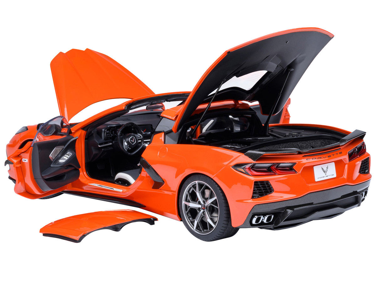 2020 Chevrolet Corvette C8 Stingray Sebring Orange 1/18 Model Car by Autoart-0