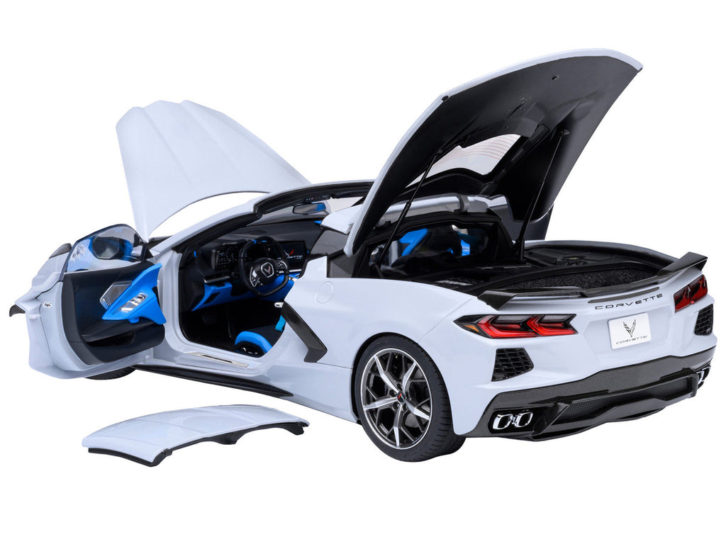 2020 Chevrolet Corvette C8 Stingray Ceramic Matrix Gray Metallic 1/18 Model Car by Autoart-0