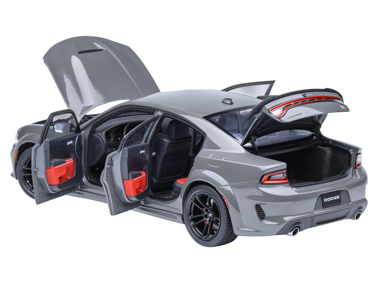 Dodge Charger Scat Pack Widebody Destroyer Gray 1/18 Model Car by Autoart-0