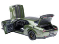 2022 Dodge Challenger SRT Jailbreak F8 Green with Carbon Stripes 1/18 Model Car by Autoart-0