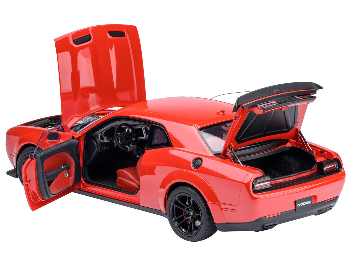 2022 Dodge Challenger SRT Jailbreak Torred with Red Interior 1/18 Model Car by Autoart-1