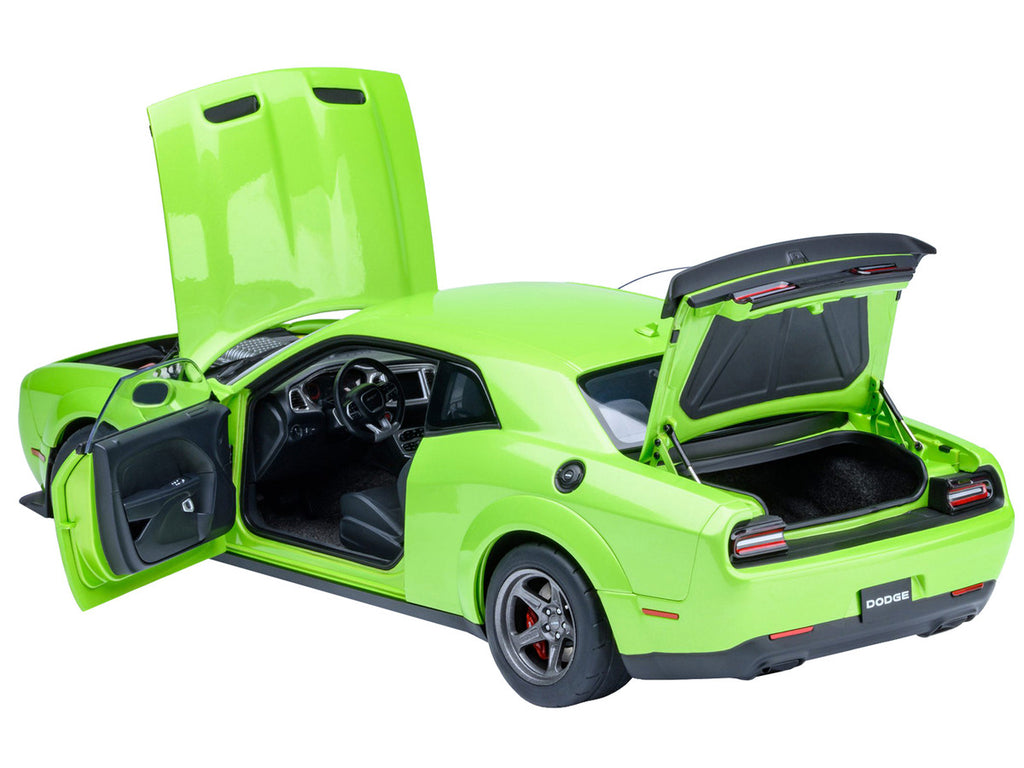 2023 Dodge Challenger SRT Super Stock Sublime Green 1/18 Model Car by Autoart-0