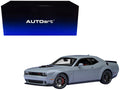 2022 Dodge Challenger R/T Scat Pack Widebody Smoke Show Gray 1/18 Model Car by Autoart-0