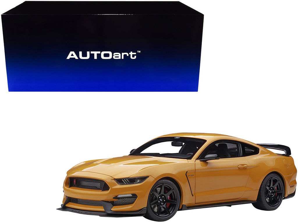 Ford Mustang Shelby GT-350R Orange Fury Metallic 1/18 Model Car by Autoart-0