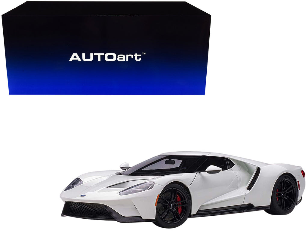 2017 Ford GT Frozen White 1/18 Model Car by Autoart-0