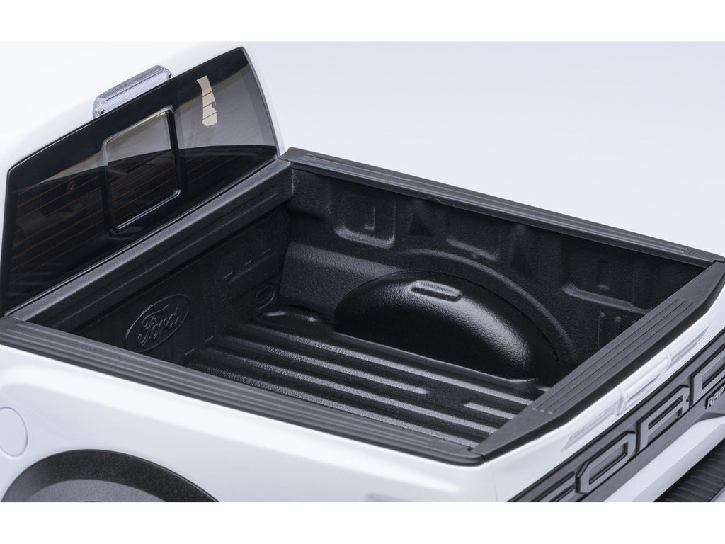 2019 Ford F-150 Raptor Pickup Truck Oxford White 1/18 Model Car by Autoart-2