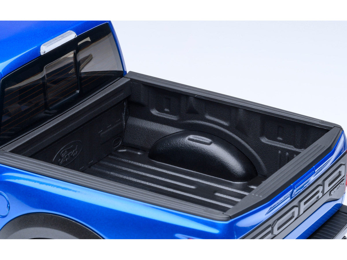 2019 Ford F-150 Raptor Pickup Truck Velocity Blue 1/18 Model Car by Autoart-1