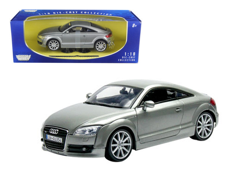 2007 Audi TT Coupe Grey 1/18 Diecast Car Model by Motormax-0