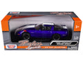 1996 Chevrolet Corvette Grand Sport Blue Metallic with White Stripes "Timeless Legends" Series 1/24 Diecast Model Car by Motormax-0