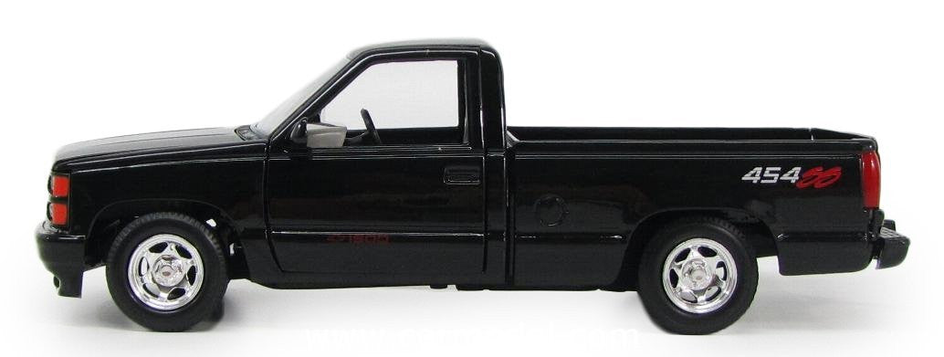 1992 Chevrolet 454 SS Pickup Truck Black 1/24 Diecast Model Car by Motormax-0