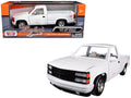 1992 Chevrolet 454 SS Pickup Truck White 1/24 Diecast Model Car by Motormax-0