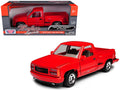 1992 GMC Sierra GT Red Pickup Truck 1/24 Diecast Model by Motormax-0