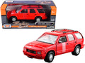 1994 GMC Jimmy with Roof Rack Red "Timeless Legends" Series 1/24 Diecast Model Car by Motormax-0