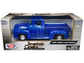 1956 Ford F-100 Pickup Truck Blue Metallic "American Classics" Series 1/24 Diecast Model Car by Motormax-0