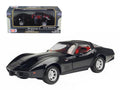 1979 Chevrolet Corvette Black 1/24 Diecast Car Model by Motormax-0