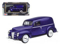 1940 Ford Sedan Delivery Purple Metallic 1/24 Diecast Model Car by Motormax-0