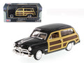 1949 Ford Woody Wagon Black 1/24 Diecast Model Car by Motormax-0
