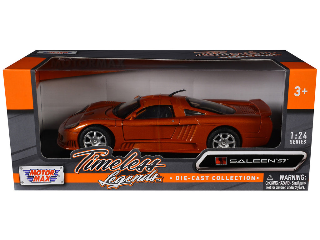 Saleen S7 Copper 1/24 Diecast Model Car by Motormax-1