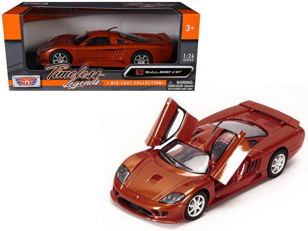 Saleen S7 Copper 1/24 Diecast Model Car by Motormax-2