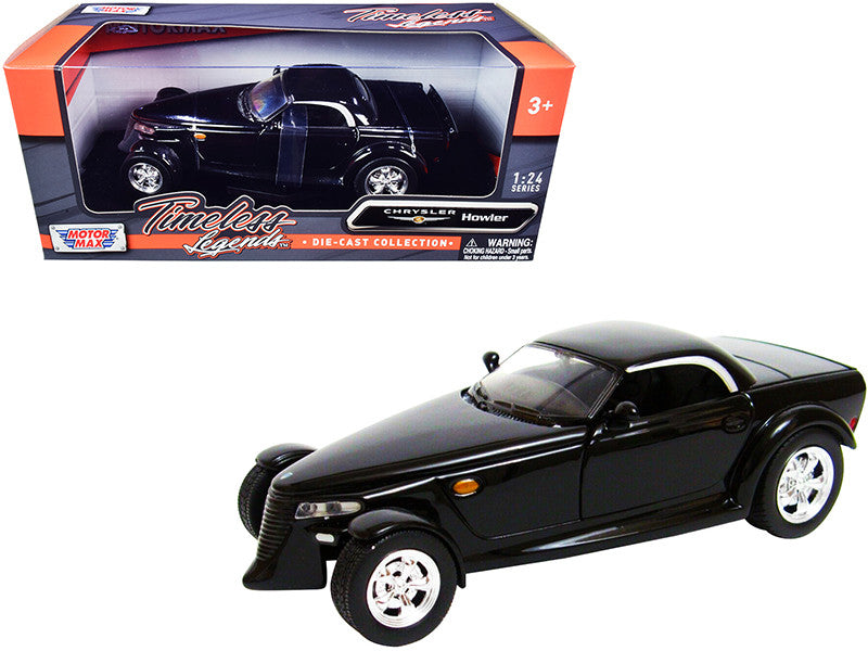 Chrysler Howler Concept Black "Timeless Legends" 1/24 Diecast Model Car by Motormax-0