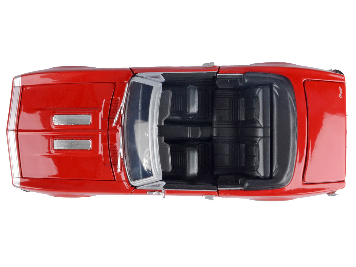 1967 Chevrolet Camaro SS Convertible Burgundy 1/24 Diecast Model Car by Motormax-2