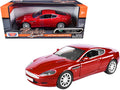 Aston Martin DB9 Coupe Red "Timeless Legends" 1/24 Diecast Model Car by Motormax-0