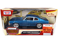 1974 Ford Maverick Blue Metallic "Forgotten Classics" Series 1/24 Diecast Model Car by Motormax-0