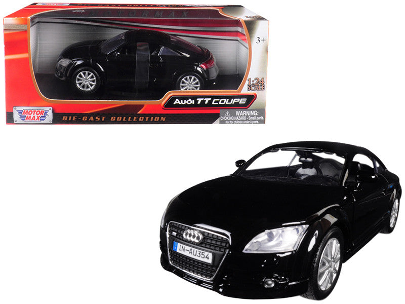 Audi TT Coupe Black 1/24 Diecast Model Car by Motormax-0