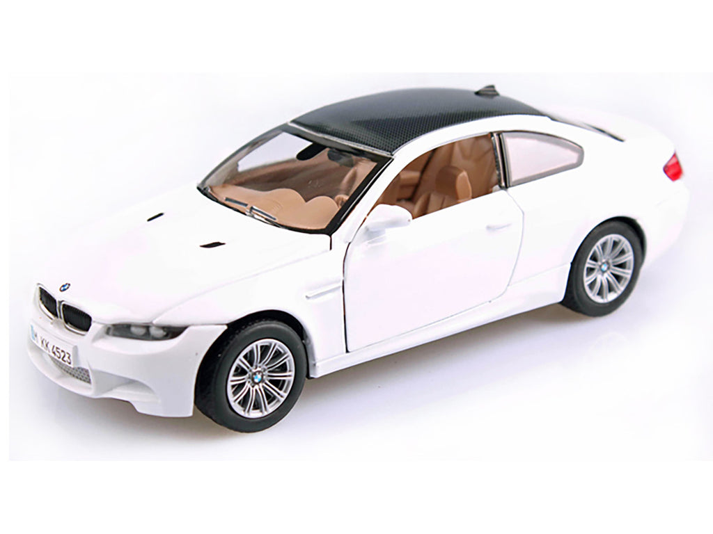 BMW M3 E92 Coupe White 1/24 Diecast Model Car by Motormax-0