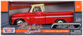 1966 Chevrolet C10 Fleetside Pickup Truck Red with Cream Top "American Classics" 1/24 Diecast Model Car by Motormax-0