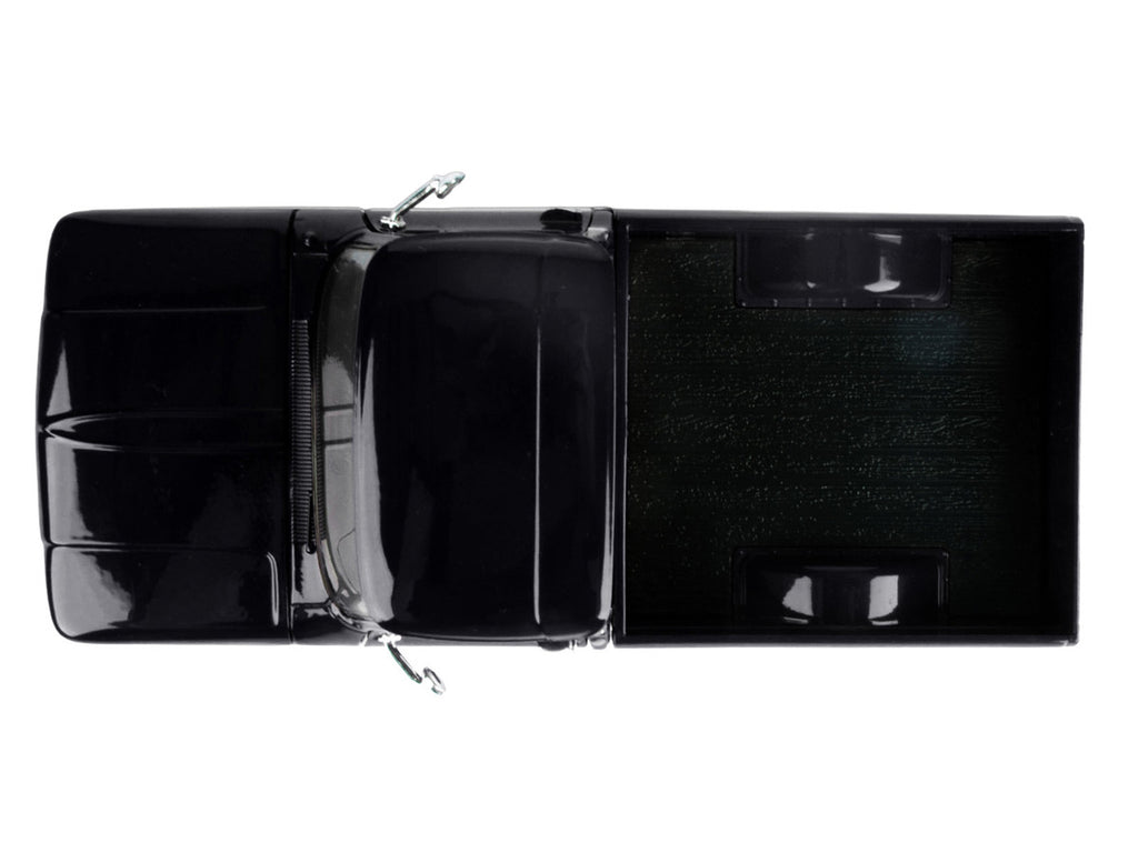 1966 Chevrolet C10 Fleetside Pickup Truck Black "Maxx Design" "Timeless Legends" Series 1/24 Diecast Model Car by Motormax-3