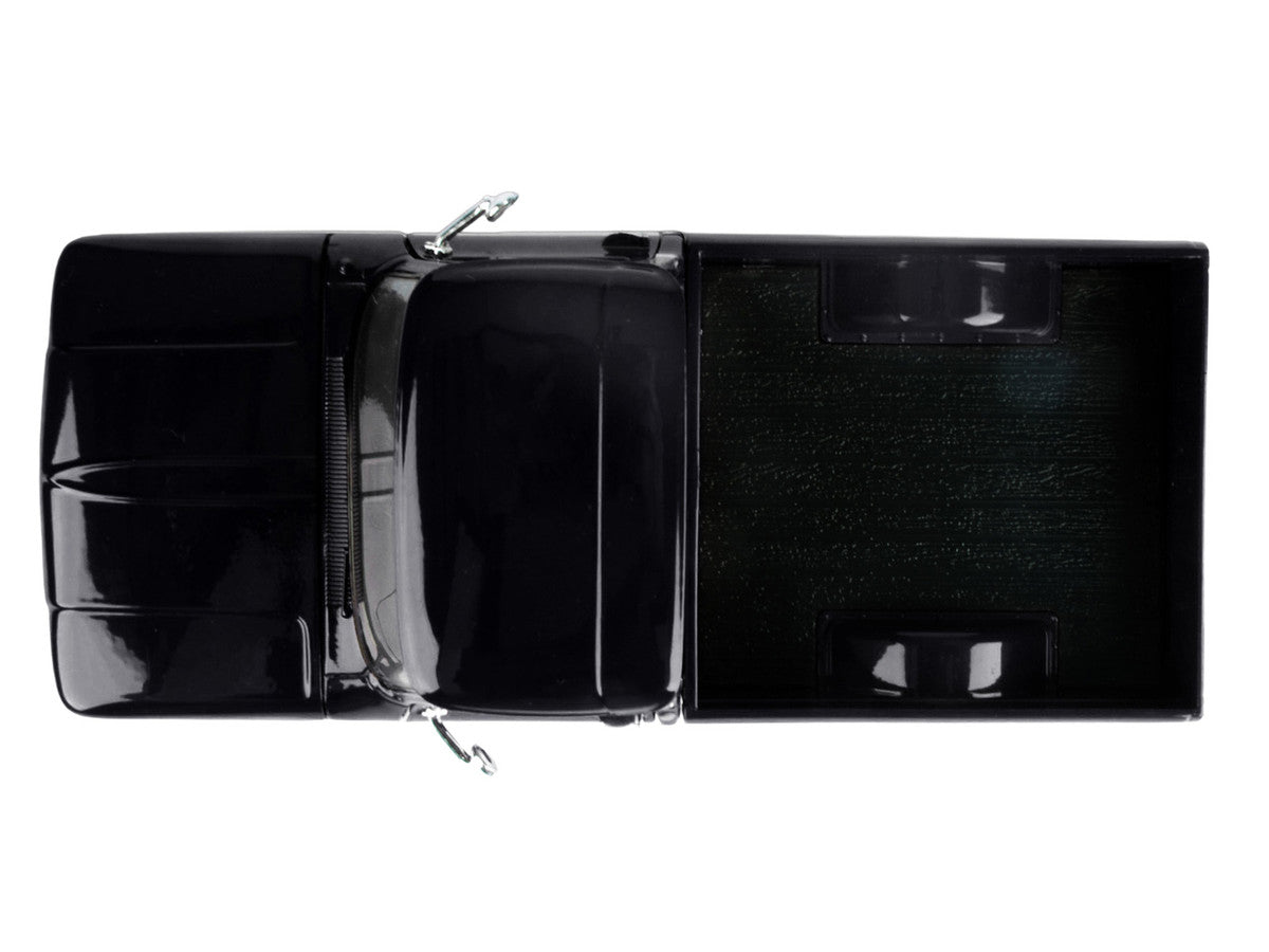 1966 Chevrolet C10 Fleetside Pickup Truck Black "Maxx Design" "Timeless Legends" Series 1/24 Diecast Model Car by Motormax-3