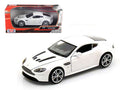 Aston Martin V12 Vantage Pearl White 1/24 Diecast Car Model by Motormax-0
