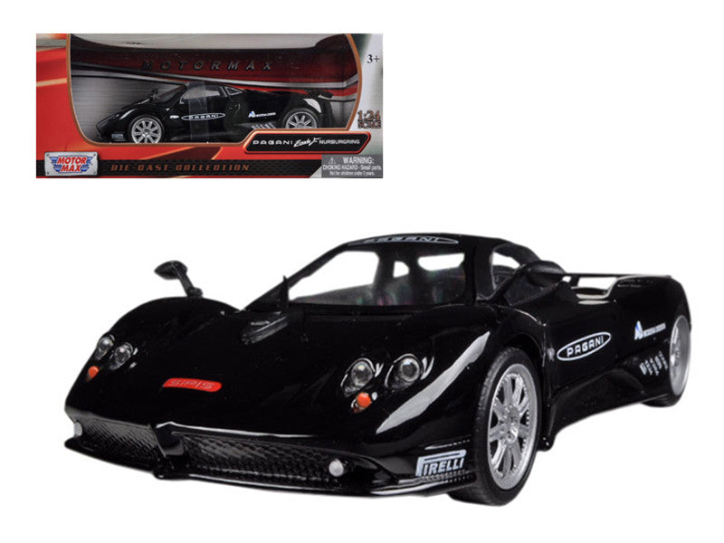 Pagani Zonda F Nurburgring Black 1/24 Diecast Car Model by Motormax-0