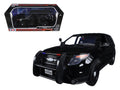 2015 Ford Police Interceptor Utility Special Service Plain Black 1/18 Diecast Model Car by Motormax-0